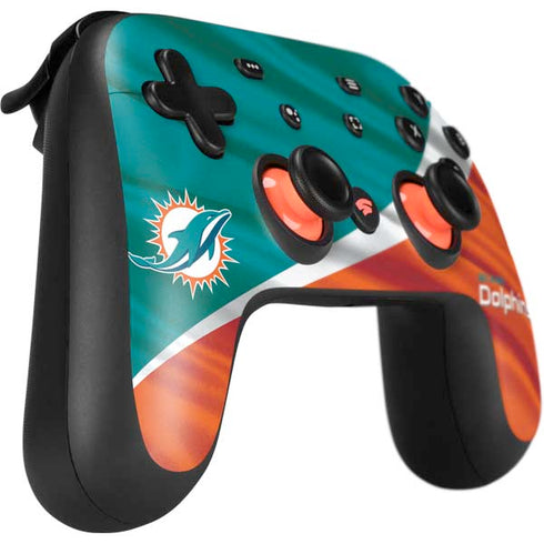NFL Miami Dolphins Google Stadia Controller Skin